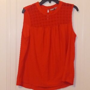 Sleeveless pink Women's Blouse large